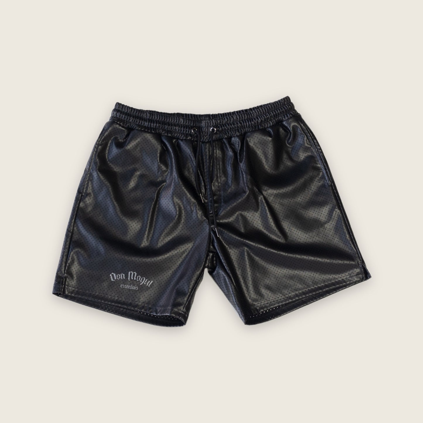Don Mogul Essential Mesh Leather Shorts
