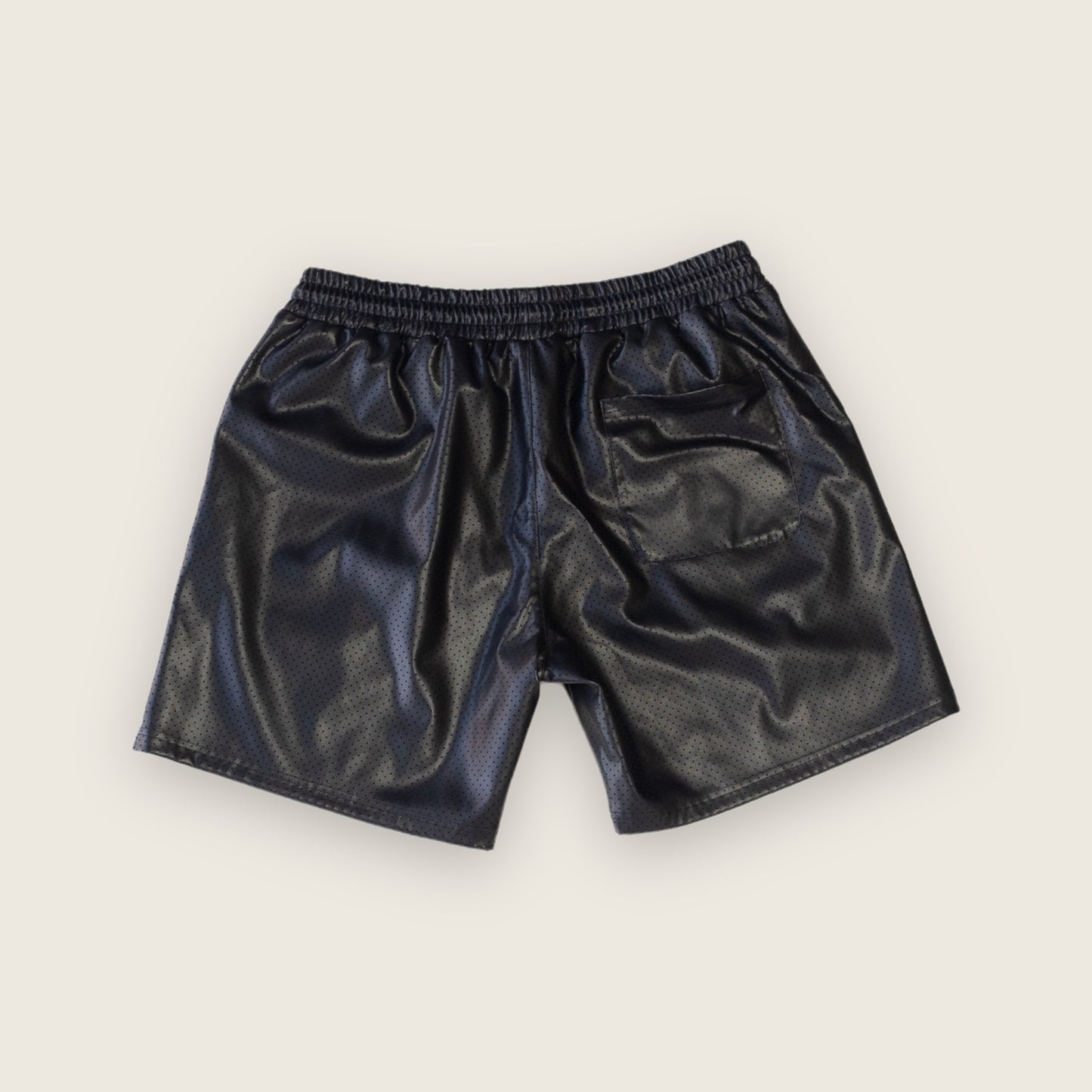 Don Mogul Essential Mesh Leather Shorts